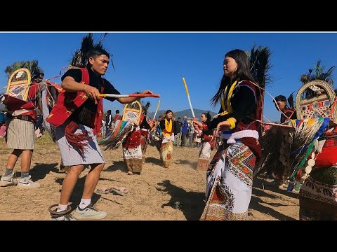 Maur Nacha Khatra Magar Haruko Cultural Dress Sanga Magi Parbha 2081 ko Melama Dang Ghorahi in Nepal