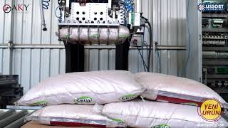 Bag Palletizing and Stretching Line! /// Çuval Paletleme ve Streçleme Hattı!