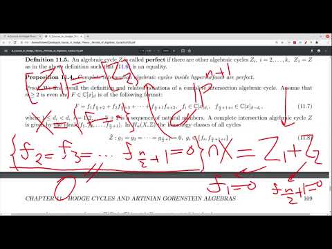 33º CBM - Cursos Avançados - A Course in Hodge Theory through Periods of Algebraic Cycles - Aula 5