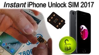 NEW Instant iPhone Unlock SIM for ALL iPhones Latest iOS 2017
