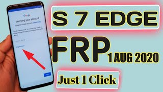 Samsung S7 Edge FRP Unlock/ALL SAMSUNG FRP BYPASS JUST IN 1 CLICK FREE TOOL 2020