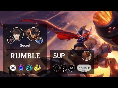 Rumble Support vs Taliyah - KR Grandmaster Patch 10.1