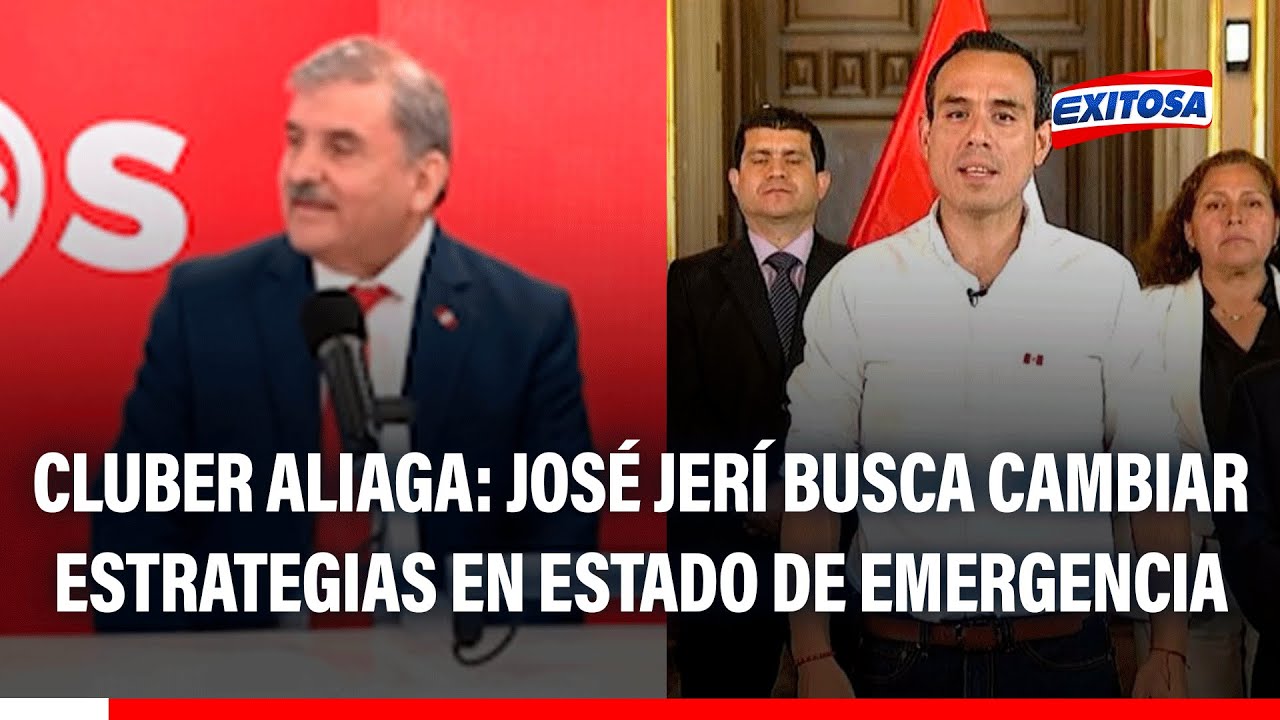 🔴🔵 José Jerí dará nuevas medidas en estado de emergencia para cambiar estrategias, señala exministro