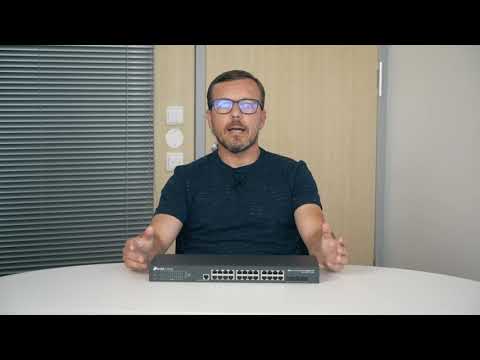 Šakotuvas TP-LINK | 24 prievadų 10/100/1000 Mbps stalinio kompiuterio tinklo jungiklis | SG3428X | Tvarkoma L2+ | Montuojamas ant stovo | SFP+ jungtys kiekis 4 | Maitinimo tipas Išorinis video