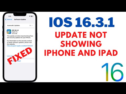 iOS 16.3.1 Update Not Showing On iPhone And iPad😩 (Fixed here )