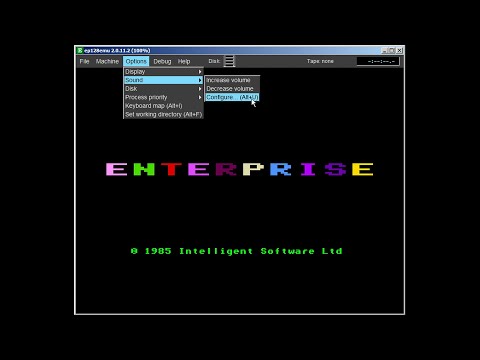 Enterprise 128 Emulator: ep128emu