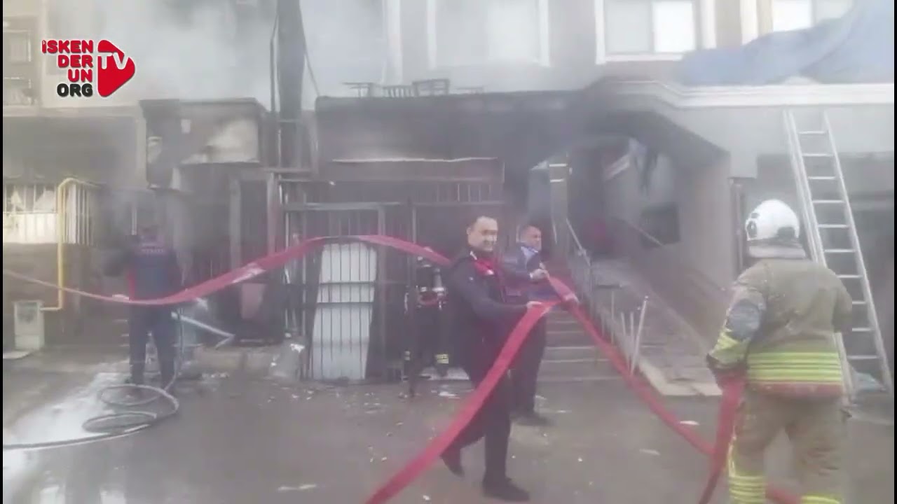 Yangın İki Daireye Zarar Verdi…