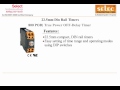 DIN RAIL MOUNTED ANALOG POWER ON DELAY TIMER 800 POD SELEC