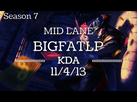 Bigfatlp - TwistedFate vs JarvanIV - NA - Gameplay Highlight S7