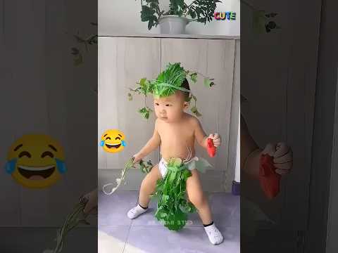 dum dum dum dika dika 🥦😂 || #cute#babydance