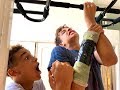 Tyson The ONE ARMED WONDER With A BROKEN ARM Pull Up Competition