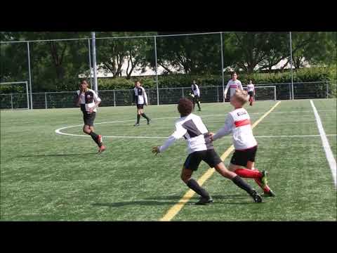 22-6-2019 1e helft oefenduel Hoogland JO15-1 vs Rap sv JO15-1
