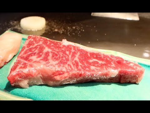 Kuroge Wagyu Steak at Highest Teppanyaki in the World | Teppan Kirabi at Banyan Tree Bangkok [4K]