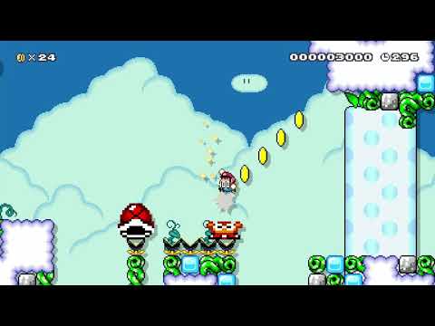 Koopa's Graceful Garden by Mishka - Super Mario Maker 2 - No Commentary 1bz