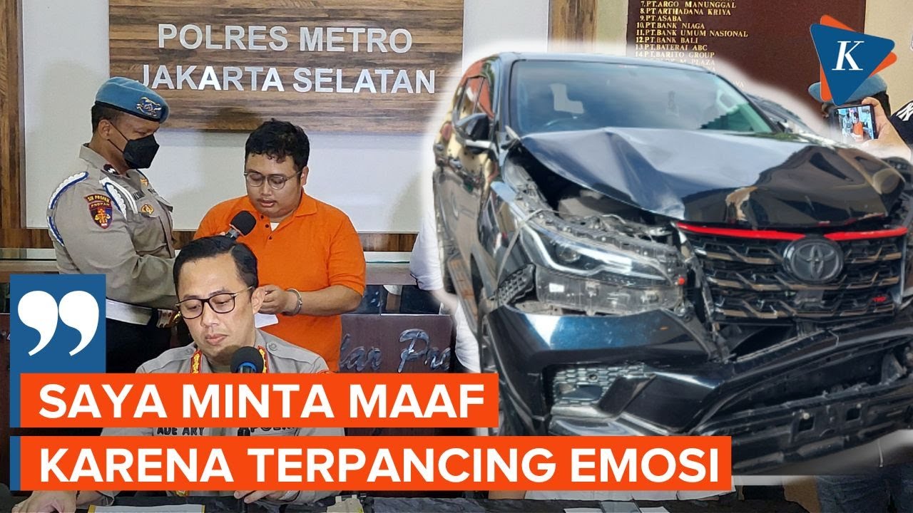 Akui Terpancing Emosi, Sopir Fortuner Perusak Brio di Senopati Minta Maaf