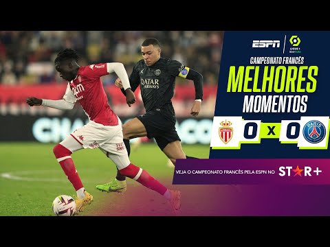 Gols e lances de Monaco x PSG