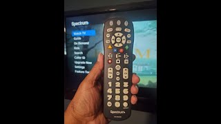 How to program new Spectrum UR3-SR3S-BH remote control