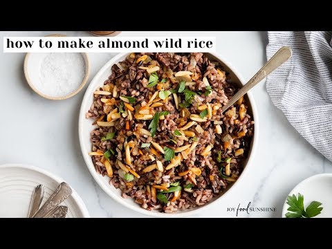 Easy Almond Wild Rice Recipe
