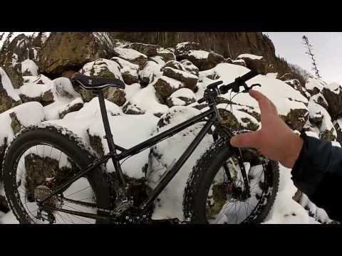 Review. Surly Pugsley Necromancer. Fat Tire Snow Bike. Fat Bike. Gopro Hero2.