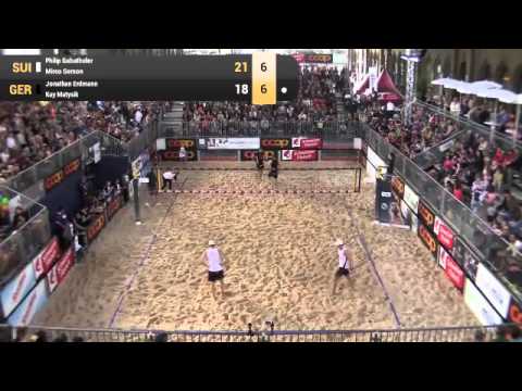Gabathuler/Gerson (SUI) vs Matysik/Erdmann (GER) - Men Coop Beachtour Full Match 26.04.2015