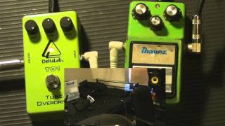 Video thumbnail for Delta Lab Tube Overdrive vs Ibanez TS9 Tubescreamer by intheblues