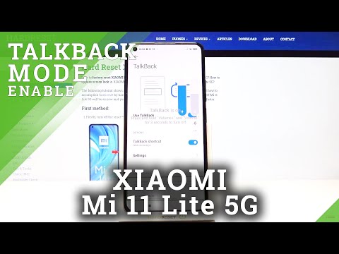 How to Activate TalkBack on XIAOMI Mi 11 Lite 5G – Use Voice Assistant