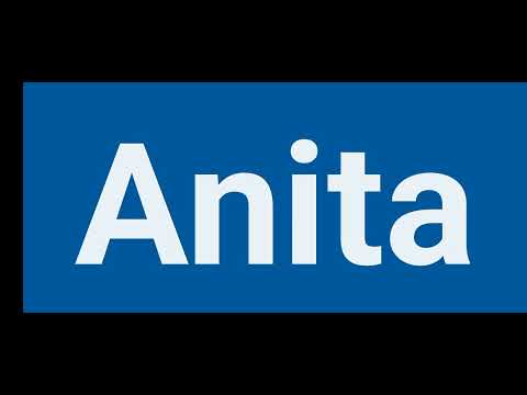 How To Pronounce Anita | Pronounce Anita | Pronunciation Of Anita