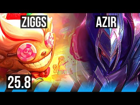 ZIGGS vs AZIR (MID) | KR Diamond | 25.8