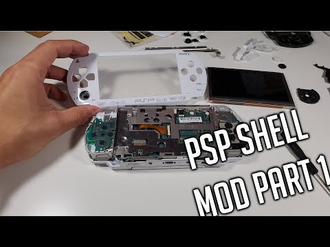 PSP White Housing Mod Part 1 - VLOG - How it all started - Playstation Portable 1000 (Phat) Mods