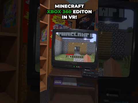 Minecraft Xbox 360 In VR! 😱 | EmuVR #shorts