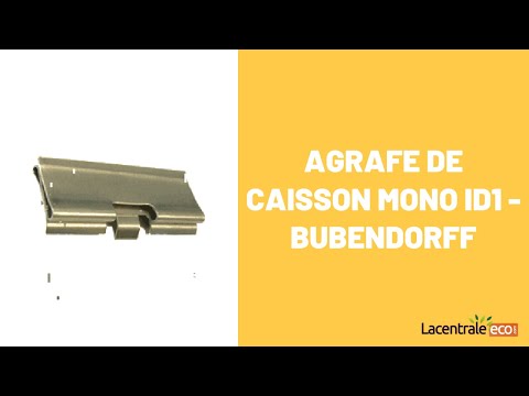 Agrafe de caisson MONO ID1 - Bubendorff