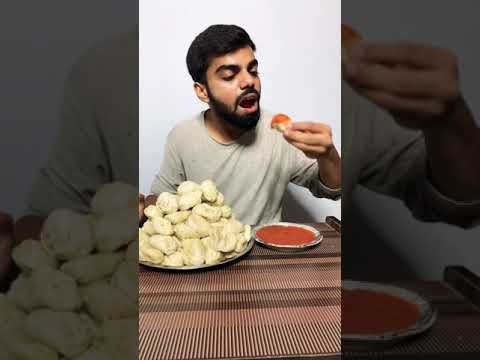 100 momos eating challenge 😍 #shorts #foodie #momoslover #gauravaroravlogs