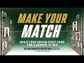 Build the Ultimate UFC Fight Card With Dana White | UFC Matchmaker Sweepstakes