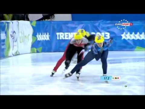 ZAKHAROVA, WOJCIK, ZHANG, OTSUBO 500m Heats 7 26th Winter Universiade, Trentino, 2013 Ladies'