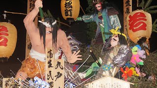 令和4年度土崎港曳山祭り　若松町の御幸山車と戻り山車