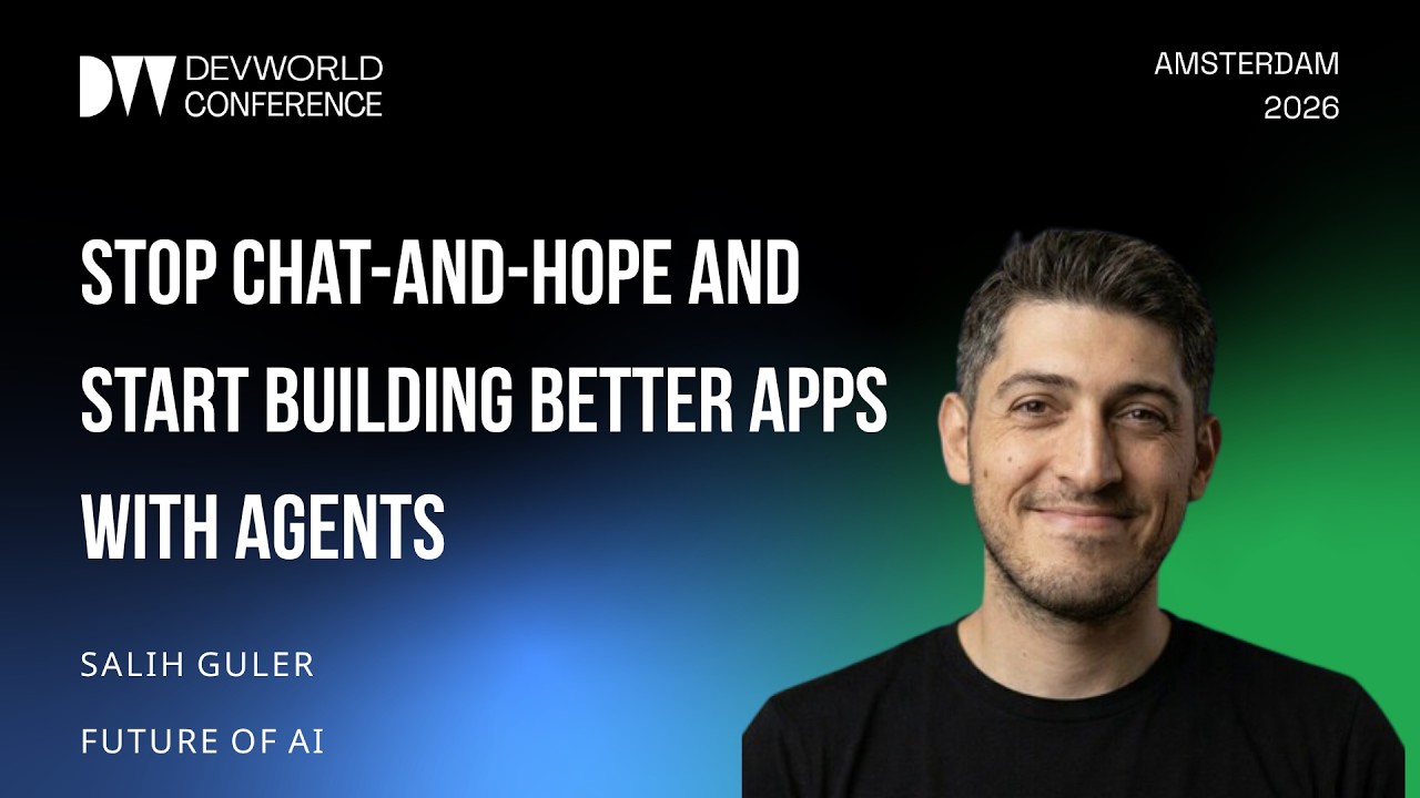 Salih Guler - Stop Chat-and-Hope and Start Building Better Apps with Agents