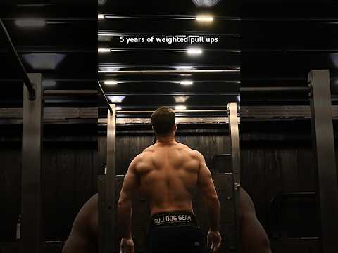 Back built by pull ups🗿(+50kg)