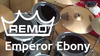 Video thumbnail for Remo Emperor Ebony Sound Test by J Ferreira