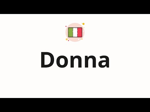 How to pronounce Donna