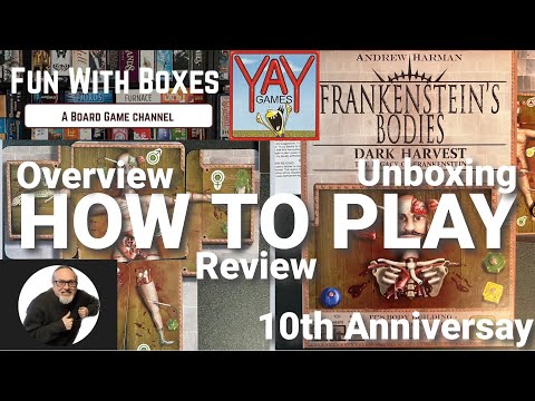 Frankenstein's Bodies The Board Game | Yay Games | Celebrating its 10 Year Anniversary