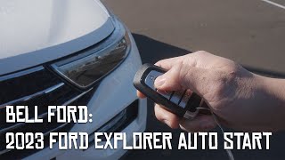 How To Use Remote Engine Start On The 2023 Ford Explorer #shorts #howto #ford