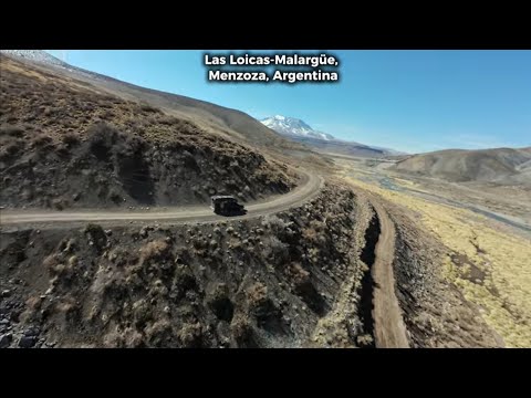 Volando sobre Mendoza, Ríos, Montañas y nieve en Malargüe y las Leñas . Avata 2 4k