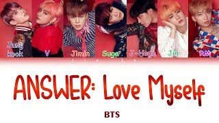 Download lagu BTS (방탄소년단) “Answer : Love Myself” (Sub indo) Lirik {Color Coded-Rom-Ind} mp3
