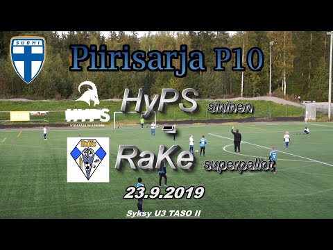 Piirisarja P10 HyPS Sininen vs RaKe Superpallot 23.9.2019