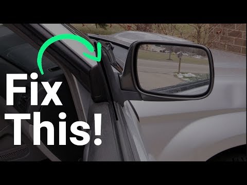 Subaru Wind Noise Fix - (Window Gussets) Forester - Legacy - WRX