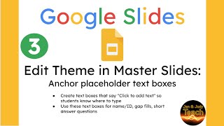 Google Slides Theme: Inserting Anchored Placeholder Text Boxes