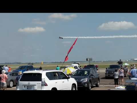 Wings Over Houston Biplane VS. Jet Truck
