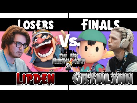 Grymlynn (Ness) vs Lipden (Wario) - Losers Finals - On My Birthday!? Invitational