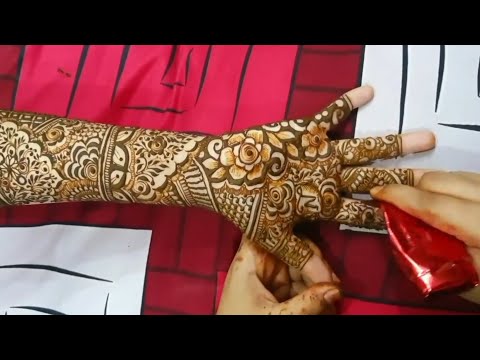 Bridal mehendi design //full hand mehendi design