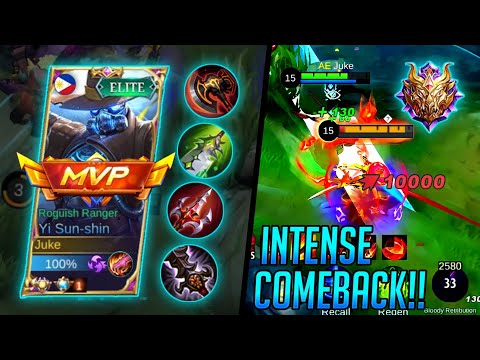 YI SUN-SHIN USER PLEASE TRY THIS COMEBACK BUILD!!! | YSS AGGRESSIVE GAMEPLAY | INSANE DAMAGE! | MLBB